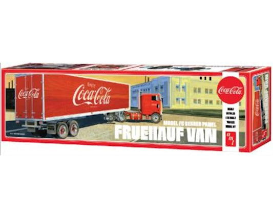 AMT 1/25 Fruehauf Beaded Van Semi Trailer, Coca-Cola Model Kit (AMT1109)