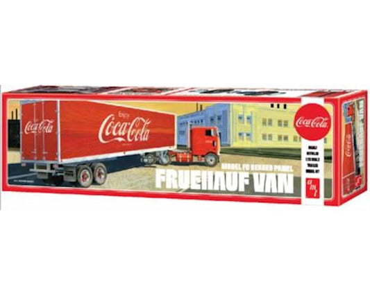 AMT 1/25 Fruehauf Beaded Van Semi Trailer, Coca-Cola Model Kit (AMT1109)