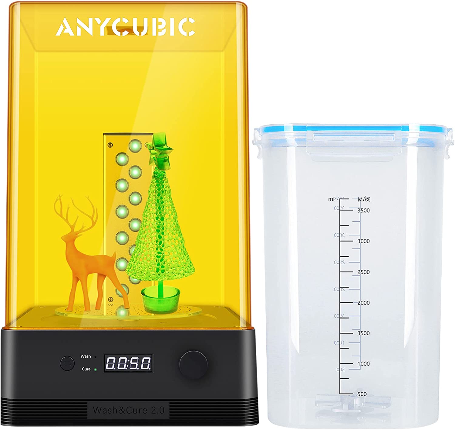 AnyCubic Photon Mono 4K, Resin 3D Printer, with Wash and Cure Station, –  Friendly Hobbies