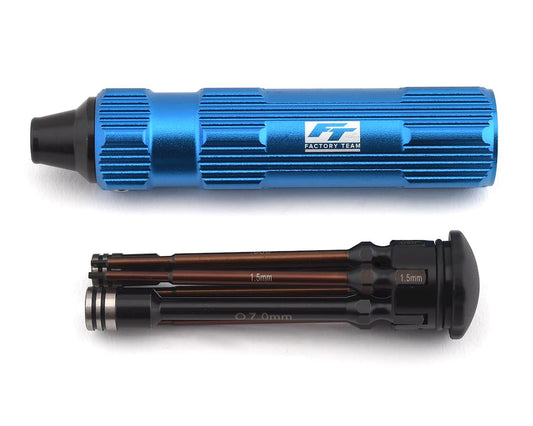 Team Associated Factory Team 7 Piece 1/4” Drive Hex Driver Set w/Handle (ASC1650)