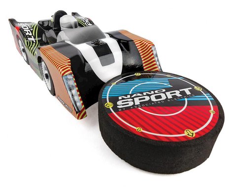 Team Associated Nano Sport 1/32 2WD RTR Cars (Two Pack) w/2.4GHz Radios, Batteries, Chargers & Pucks (ASC20170)