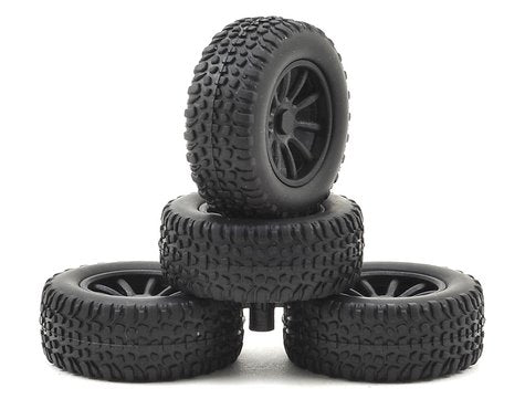 Team Associated SC28 Pre-Mounted Tires (ASC21426) Amain Hobbies