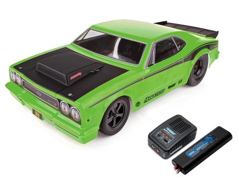 Team Associated DR10 RTR Brushless Drag Race Car Combo (Green) w/2.4GHz Radio, DVC, Battery & Charger (ASC70026C)