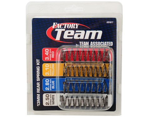 Team Associated 13mm Rear Shock Spring Kit (8) (ASC91077) Amain Hobbies