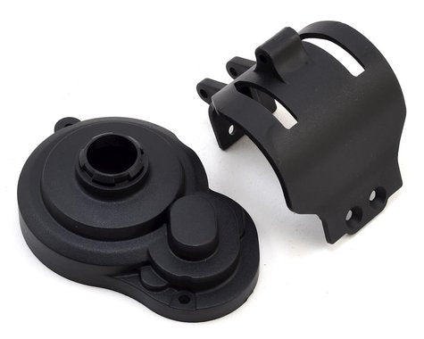 Team Associated Gear Cover & Motor Guard (Black) (ASC91431) Amain Hobbies
