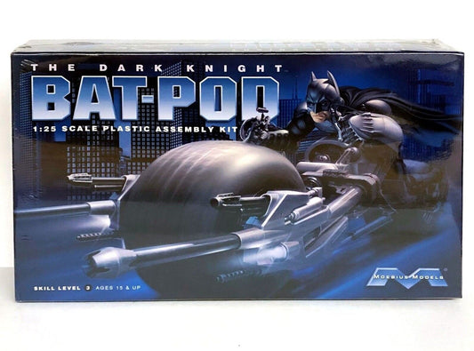Moebius 920 1/25 Scale Batman The Dark Knight Bat-Pod Plastic Model Kit Friendly Hobbies