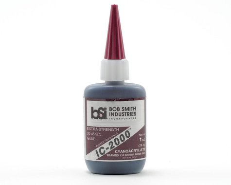 Bob Smith Industries IC-2000 Black Rubber Toughened CA (1oz) (BSI-117) Bob Smith Industries, INC