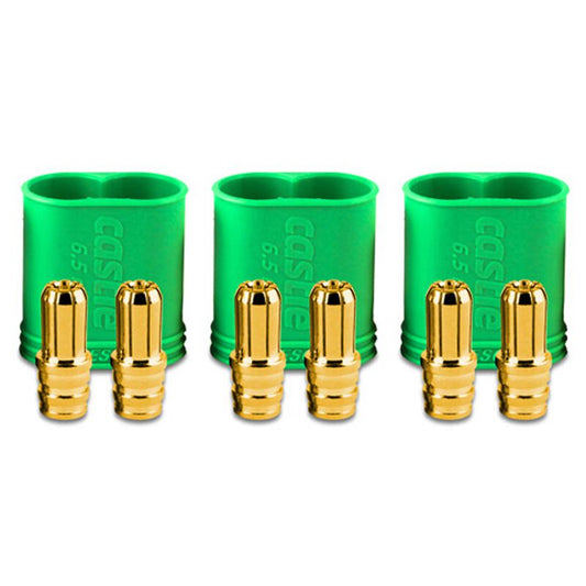 Castle Creations Connector: 6.5mm Polarized Bullet Device (3) (CSE011006800)