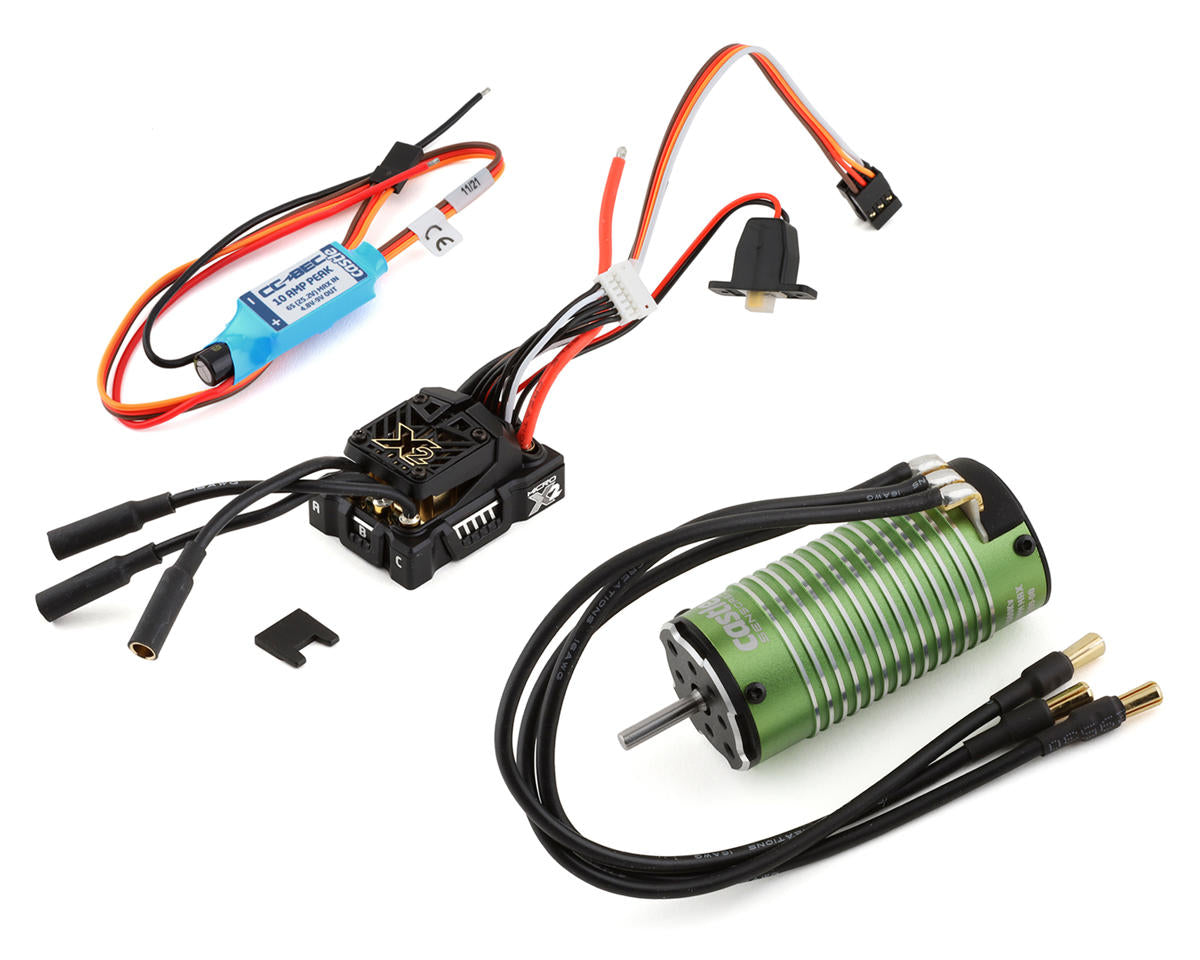 Castle Creations Mamba Micro X2 Waterproof 1/14th Scale Sensored Brushless Combo (4400Kv) (CSE010-0171-04)