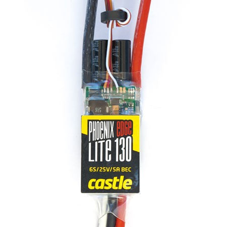 Castle Creations Phoenix Edge Lite 130-Amp 34V ESC w/5 Amp BEC (CSE010011000)