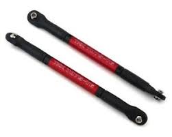 Traxxas Push Rods, Aluminum (RED-anodized), Heavy Duty (2) (8619R) TRAXXAS
