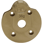 Hot Racing  48g Brass Currie F9 Portal Knuckle Caps: UTB (AUTB21CH) Hot Racing
