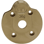Hot Racing  48g Brass Currie F9 Portal Knuckle Caps: UTB (AUTB21CH)