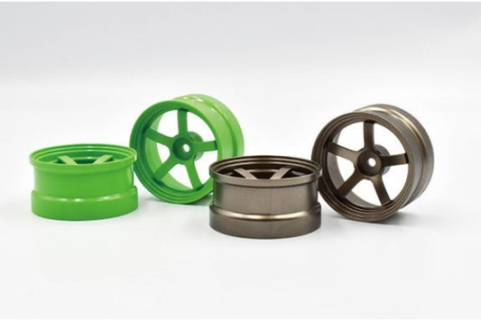 Reve D Drift Wheel DP5 (Light Green, Offset 6, 2pcs) (RW-DP5G6)