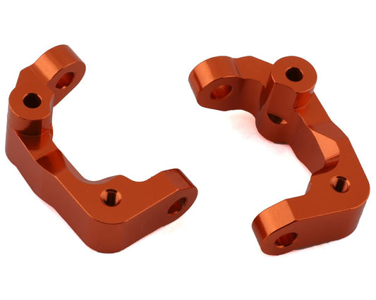 ST Racing Concepts DR10 Aluminum Caster Blocks (Orange) (2) (SPTSTC91417CO) Amain Hobbies