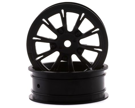 DragRace Concepts AXIS 2.2" Drag Racing Front Wheels w/12mm Hex (Black) (2) (DRC-215)