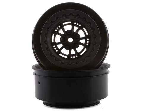 DragRace Concepts AXIS 2.2/3.0" Drag Racing Rear Wheels w/12mm Hex (Black) (2) (DRC-216)