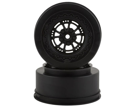 DragRace Concepts AXIS 2.2/3.0" Drag Racing Rear Wheels (Black) (2) (-3 Offset) (DRC-219)