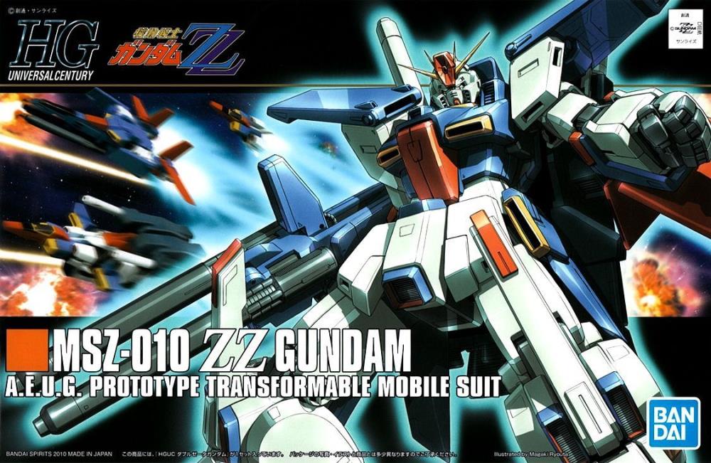 Bandai 1:144 HGUC #111 MSZ-010 ZZ Gundam (BAN2095912) Hobby Tyme