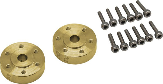 Hot Racing Brass Enduro Beadlock with 20g pin drive adapter EDR (EDR10PH) Hot Racing