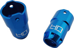 Hot Racing Blue Aluminum Rear Axle Lock-Out (2) for ECX Temper (ETE2206)