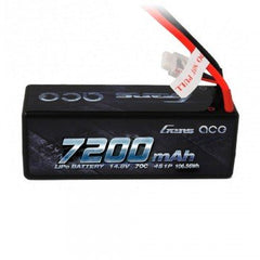 Gens Ace 14.8V 7200mAh 4S 70C Lipo: Deans