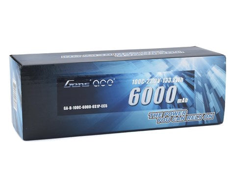 Gens Ace 6S Soft Case 100C LiPo Battery (22.2V/6000mAh) w/EC5 ConnectorGENS ACE