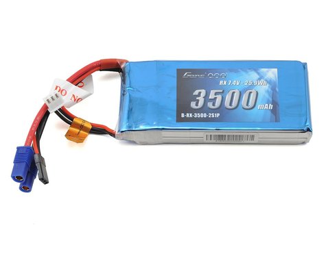 Gens Ace 2S LiPo Receiver Battery Pack (7.4V/3500mAh)