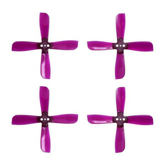GemFan 2035 - 4 Blade Bullnose Props - (Purple) Friendly Hobbies