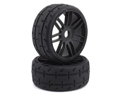GRP GT - TO1 Revo Belted Pre-Mounted 1/8 Buggy Tires (Black) (2) (S5) w/17mm Hex