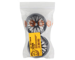 GRP Tires GT - TO4 Slick Belted Pre-Mounted 1/8 Buggy Tires (Black) (2) (XM7) w/FLEX Wheel (GRPGTX04-XM7)