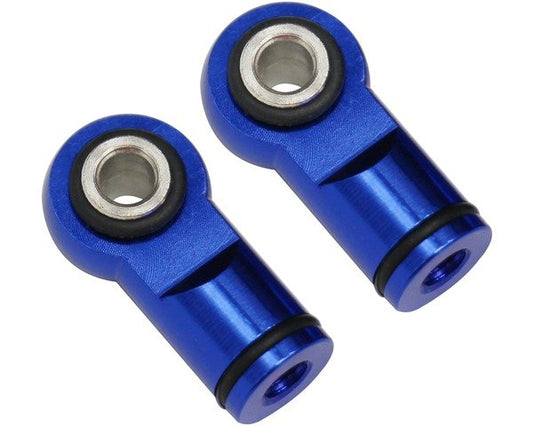 Hot Racing Blue Ball Type Aluminum Shock Ends  (HRARVO154M06)