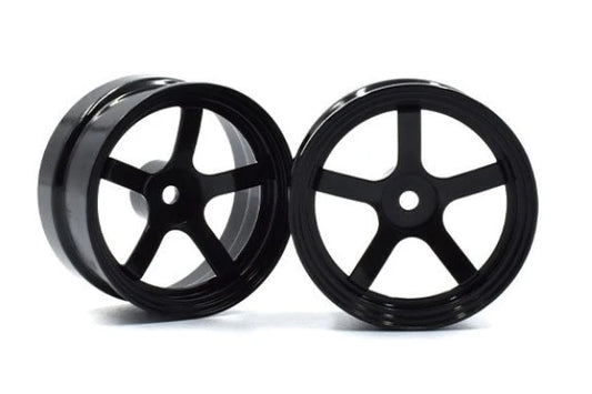REVE D: Drift Wheel DP5 (Black, Offset 8, 2pcs) (RW-DP5K8)