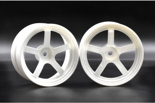 Reve D Drift Wheel DP5 (WHITE, Offset 6, 2pcs) (RW-DP5W6)
