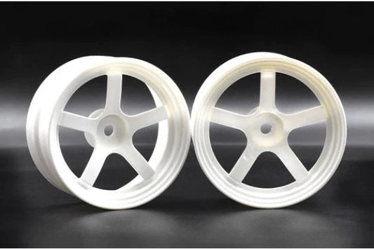 Reve D: Drift Wheel DP5 (WHITE, Offset 8, 2pcs) (RW-DP5W8) Vertex RC