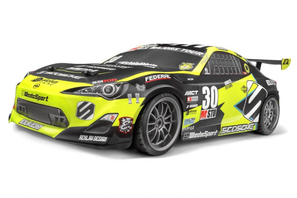 HPI E10 Michele Abbate Grrracing Touring Car RTR, 4WD, 2.4GHz Radio System (HPI120090)