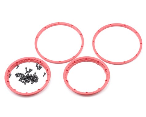 HPI Wheel Beadlock Rings (Red) (2) (Baja 5B) (HPI3275) Daves Discount Motors