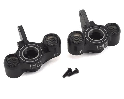 Hot Racing Arrma Aluminum "HD Bearings" Axle Carriers (Black) (Legacy) (HRAAON21MA01)