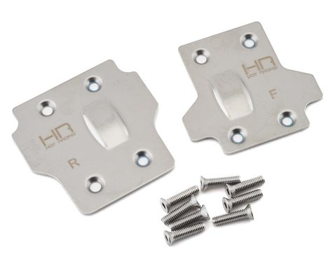 Hot Racing Arrma 6S Stainless Steel Front/Rear Skid Plate Set (AON331M08) Amain Hobbies