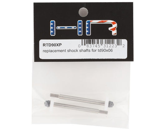 Hot Racing TD90X06 49mm Shock Shaft & Piston Set (2) (HRARTD90XP) Hot Racing