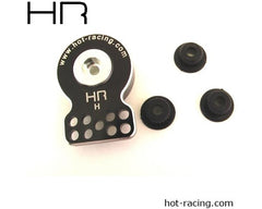 Hot Racing Aluminum CNC Heavy Duty Servo Saver w/Heavy Spring Tension (Black) (HRASHS88H)