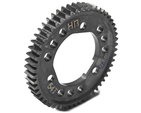 Hot Racing Steel Center Diff Spur Gear 32P 54T 0.8mm (HRASSLF254D)