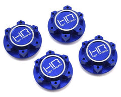 Hot Racing Traxxas X-Maxx Aluminum Serrated 25mm Hex Wheel Nuts (Blue) (4) (HRAXMX10N06) Hot Racing