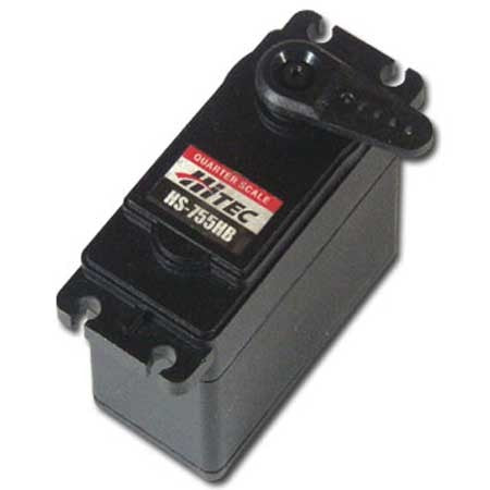 Hitec  1/4 Scale Servo HS-755HB: Universal (HRC33755S)