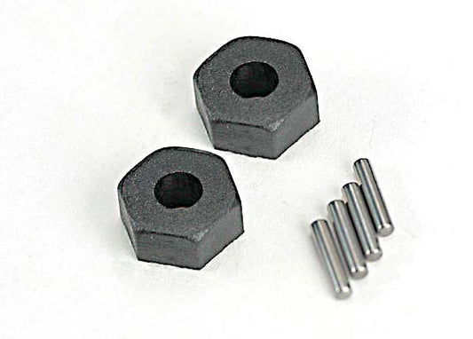 Traxxas Hex Wheel Hubs (2)/ Stub Axle Pins (2) (1654)