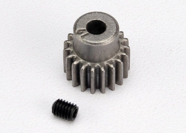 Traxxas Gear, 19-T pinion (48-pitch) / set screw (2419) TRAXXAS