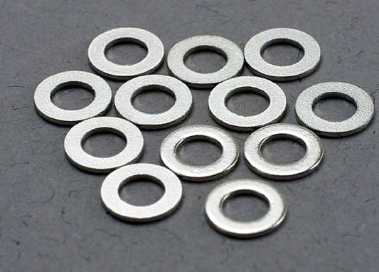 Traxxas Washers, 3x6mm Metal (12) (2746) TRAXXAS