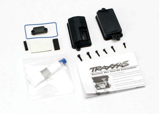 Traxxas Box, Receiver (sealed)/ Foam Pad/2.5x8mm CS (4)/ 3x10mm CS (2) (3628)