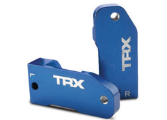 Traxxas Caster Blocks, 30-degree, Blue-Anodized (3632A)