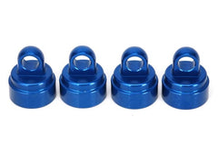 Traxxas Shock Caps, Aluminum (blue-anodized) (4) (fits all Ultra Shocks) (3767A)